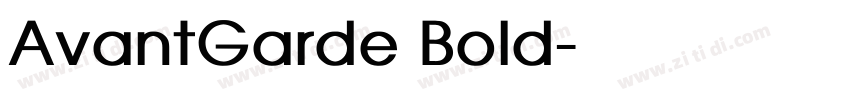 AvantGarde Bold字体转换